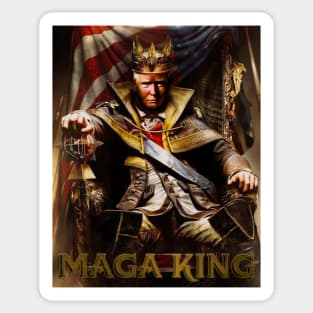 The Great MAGA King Ultra MAGA Sticker